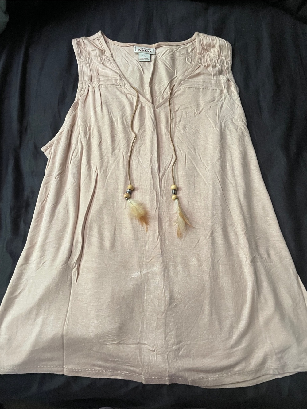 Ariat Light Pink Casual Tee